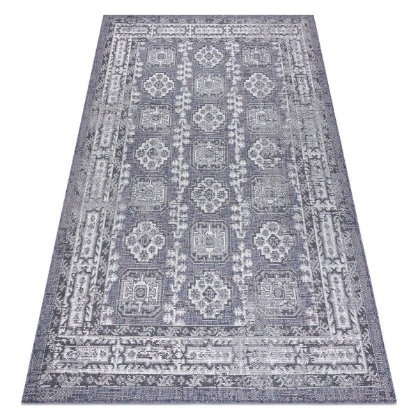 Dywan SZNURKOWY SIZAL SION Ramka, ornament, 80x150 cm