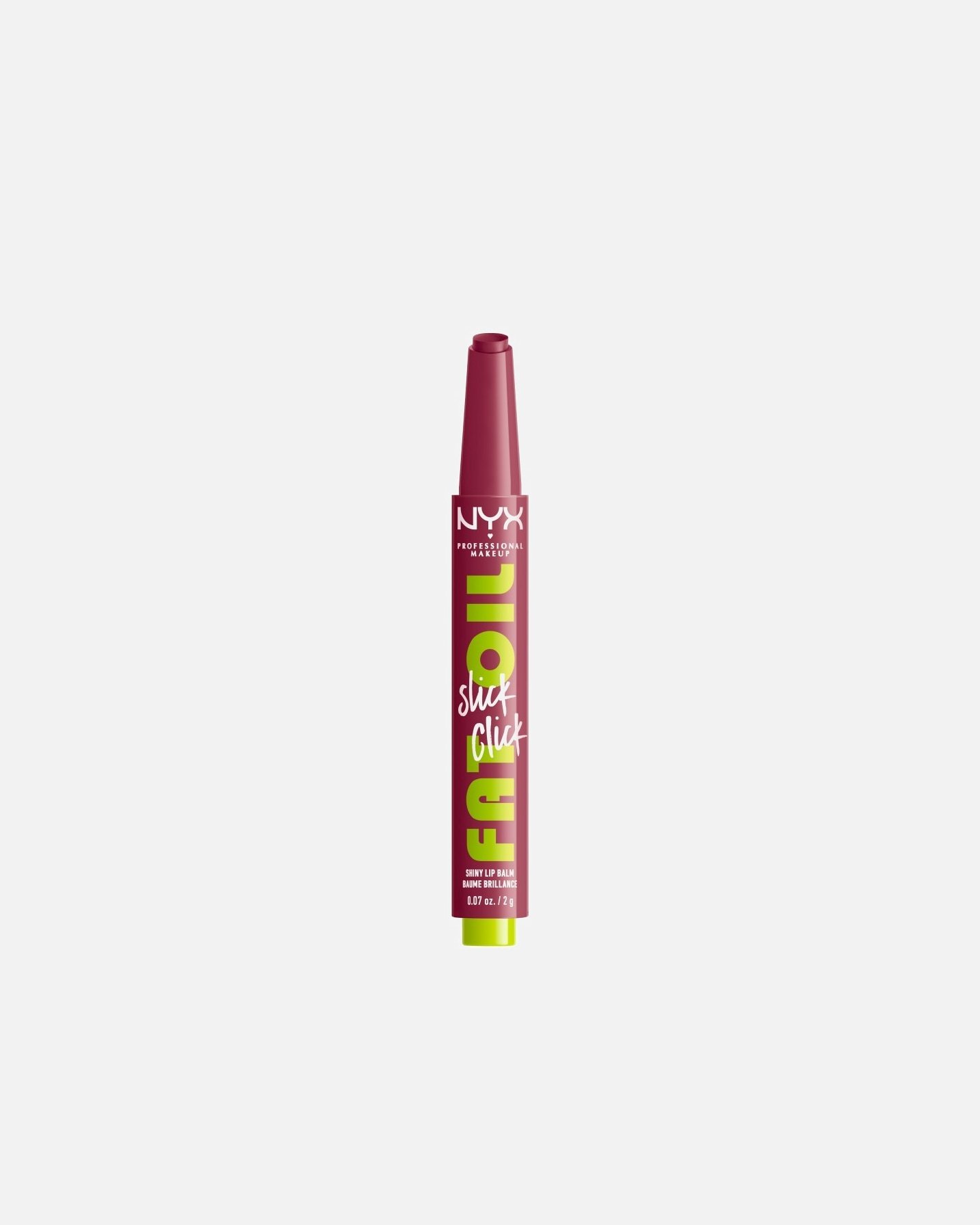 NYX Professional Makeup lūpų balzamas „Fat Oil Slick Click“ – 2 g.