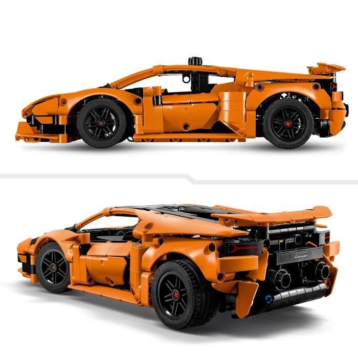 LEGO® Technic 42196 Exclusive to Cdiscount: Lamborghini Huracán Tecnica Orange Toy Car for Children Aged 9