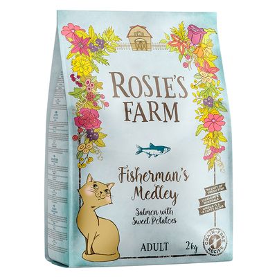 Mezcla de pescador de Rosie's Farm: Salmón y batata