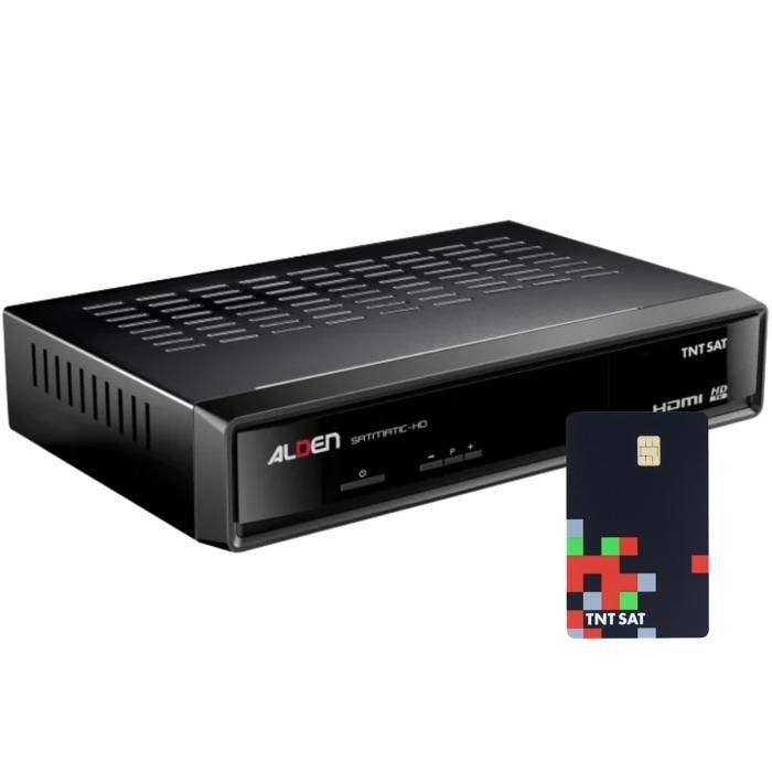 Decodificador satelital TNTSAT HD Astra + tarjeta válida por 4 años + cable HDMI