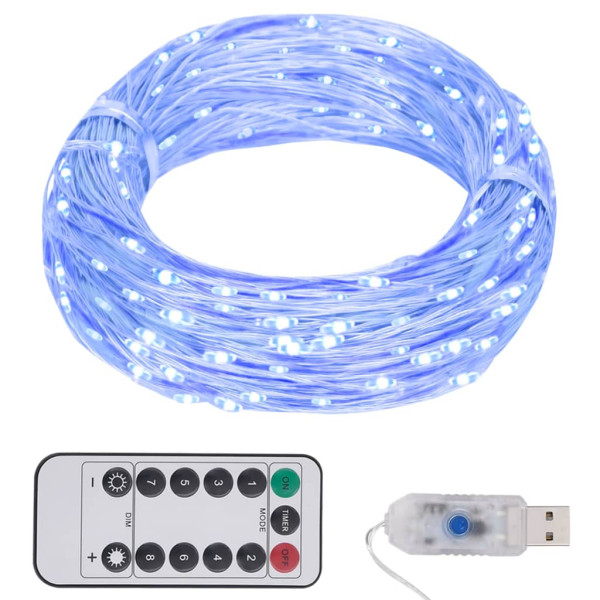 Łańcuch lampek LED Niebieski 30 m vidaXL