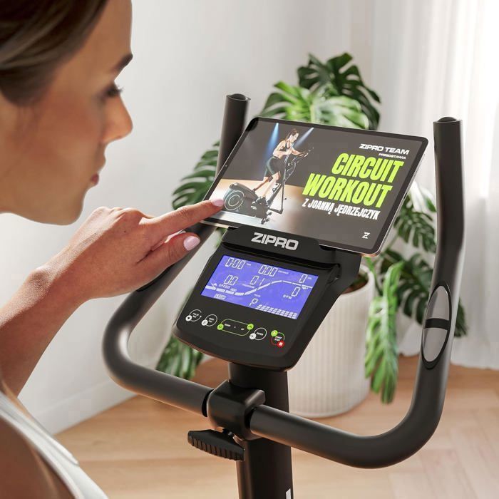 Cyclette ZIPRO - Rave - 32 livelli di resistenza - 11 programmi - Connettività Bluetooth
