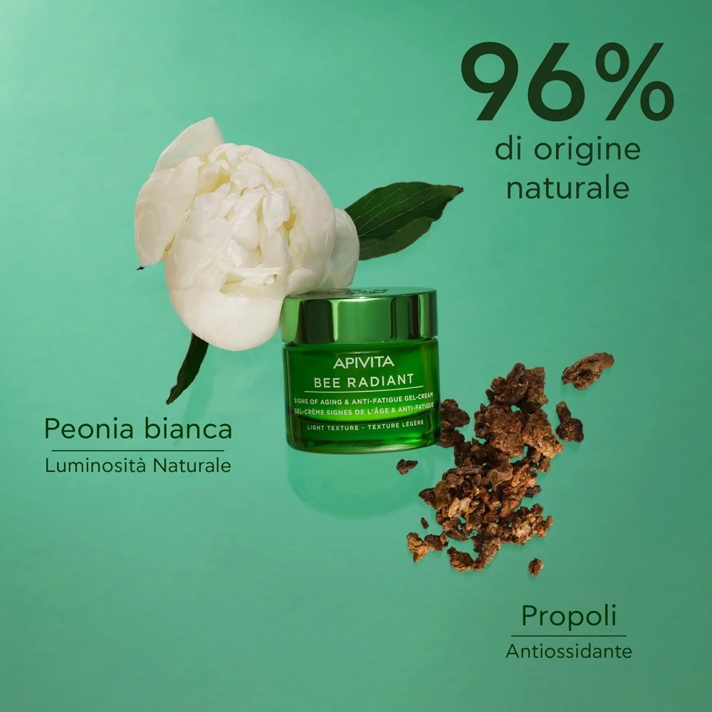 APIVITA Apivita Bee Radiant Peony Light 50 ml tegen vermoeidheid