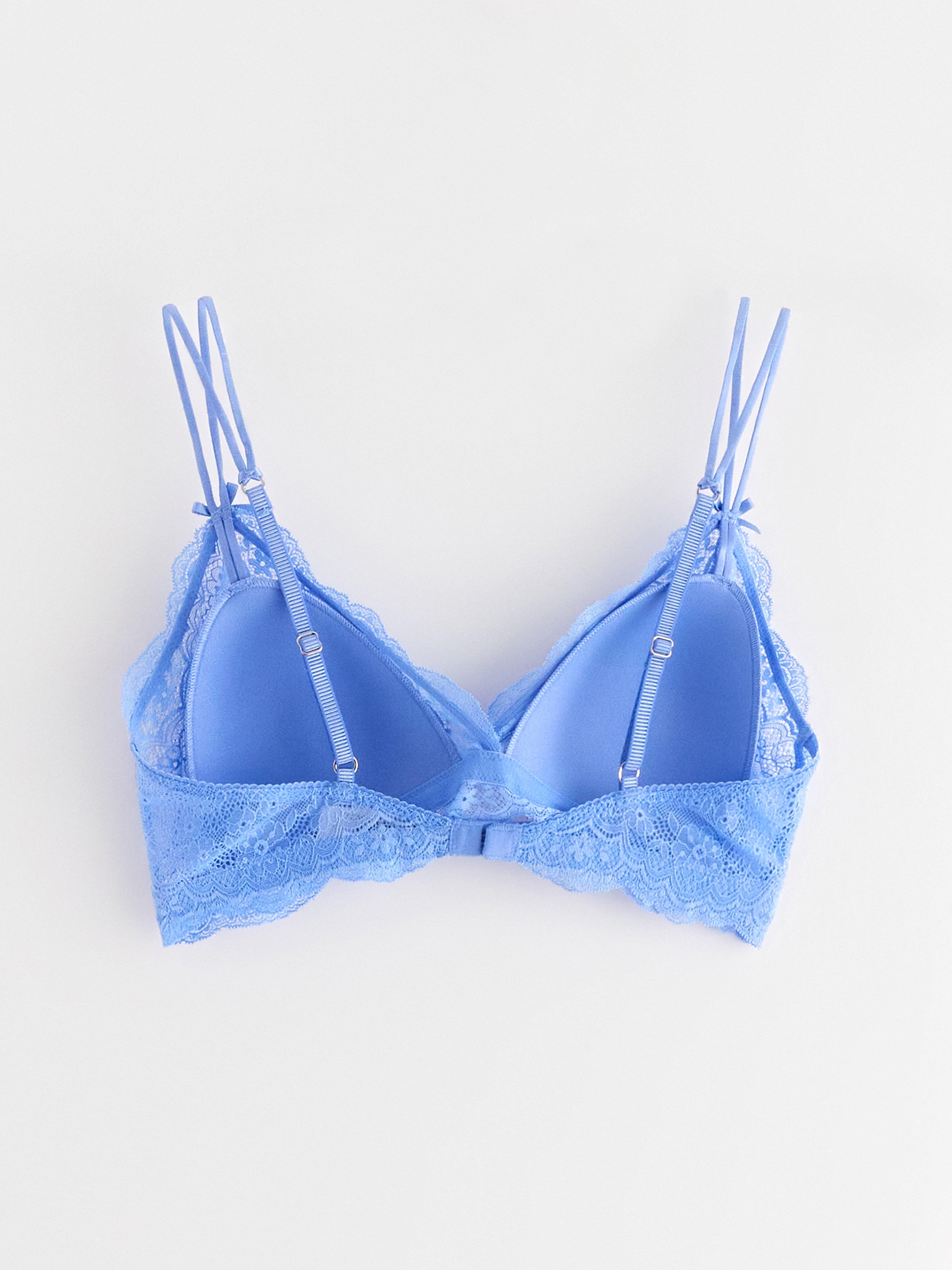 Bralette i spiker blå