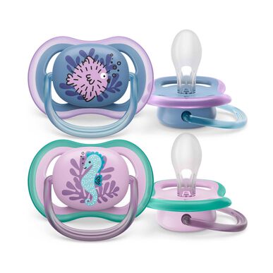 Philips Avent Chucha Ultra Air -tutti 6-18 kk tytöille, 2 kk, 2 kk