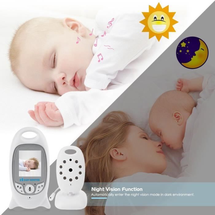 Wireless Video Baby Monitor/Baby Monitor with 2.0” Screen Camera & Night Vision