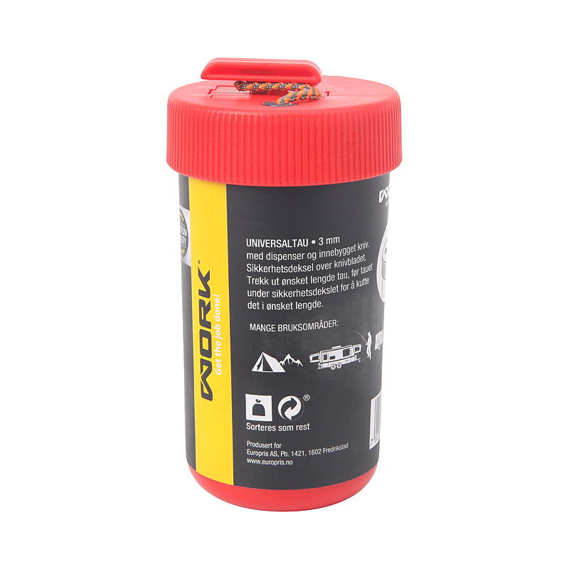 Arbejdsreb 3 mm 30 m, polyester, i æske