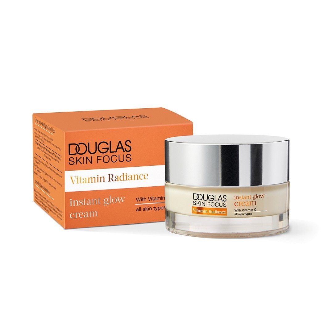 Krema za obraz Douglas Collection Skin Focus z vitaminom C, ki takoj sija - 50 ml