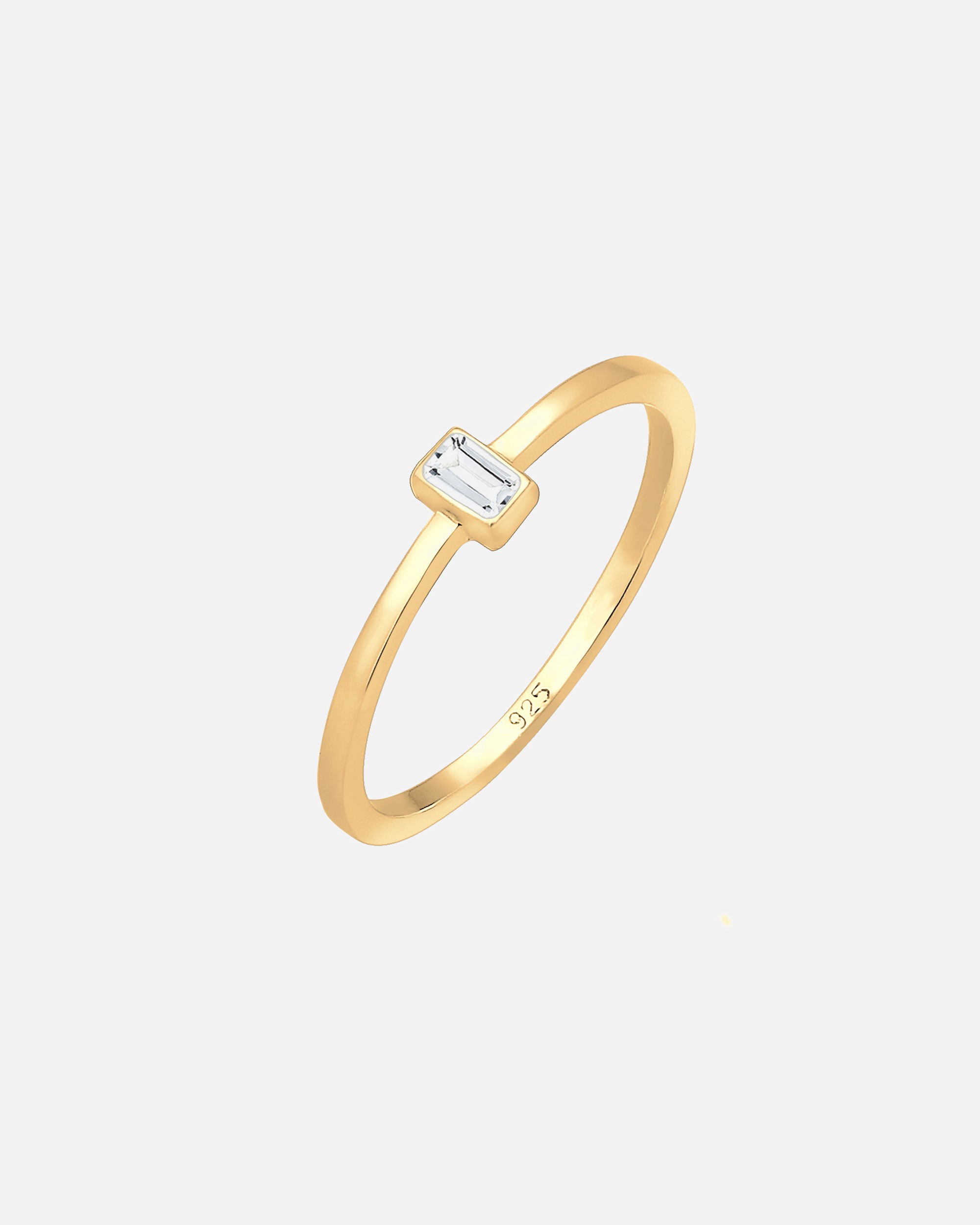 Elli PREMIUM dames avec pierre Geo Topaz Vintage en argent sterling 925