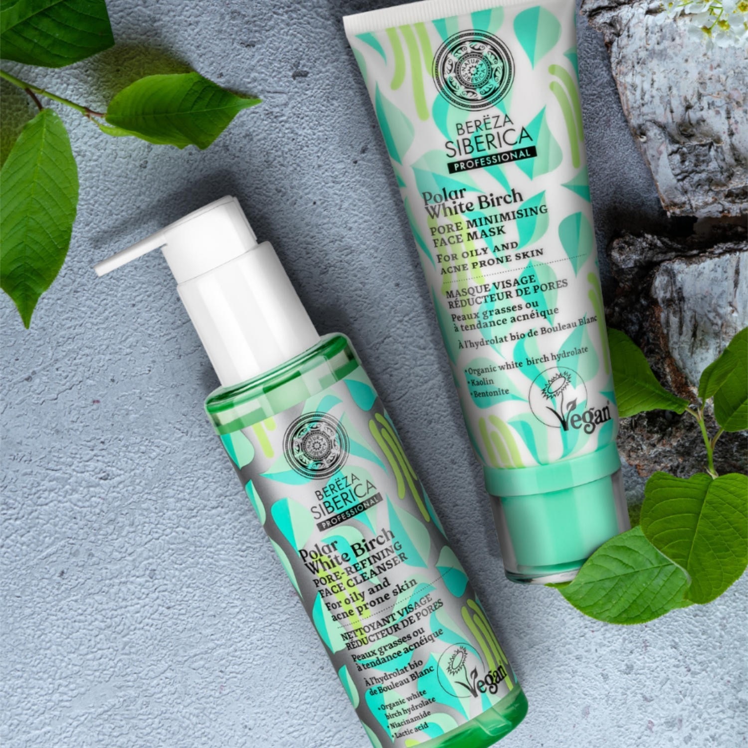 Natura Siberica Nettoyant visage réducteur de pores