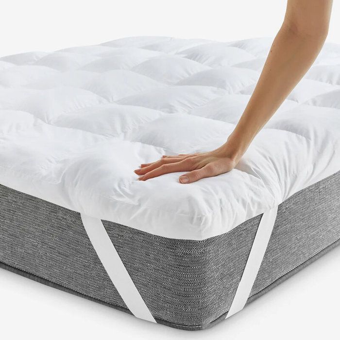 Cubrecolchón de microfibra Pikolin Home de 5 cm | Hipoalergénico y transpirable | 140 x 200 cm