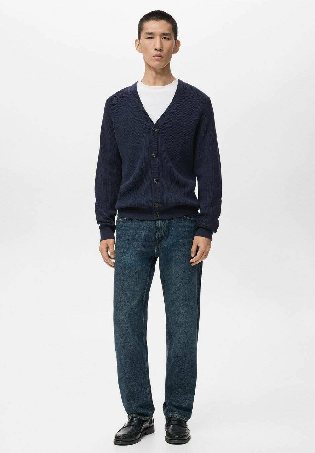 Mango Cardigan - mørkeblå