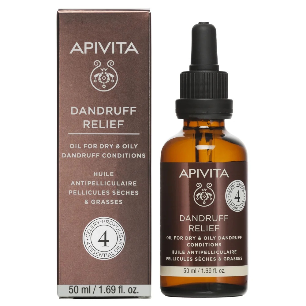 APIVITA Apivita Oil Pré-shampoo Bálsamo Anticaspa 4 Óleos Essenciais 50 ml/19 Alívio da Caspa