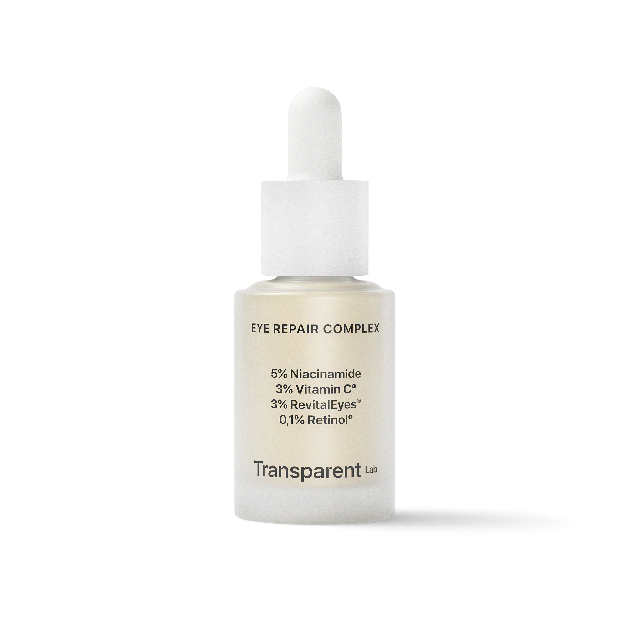 Transparent ögonreparationskomplex för laboratorier