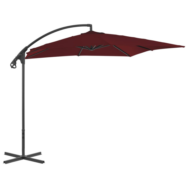 Parasol ogrodowy Czerwony  vidaXL