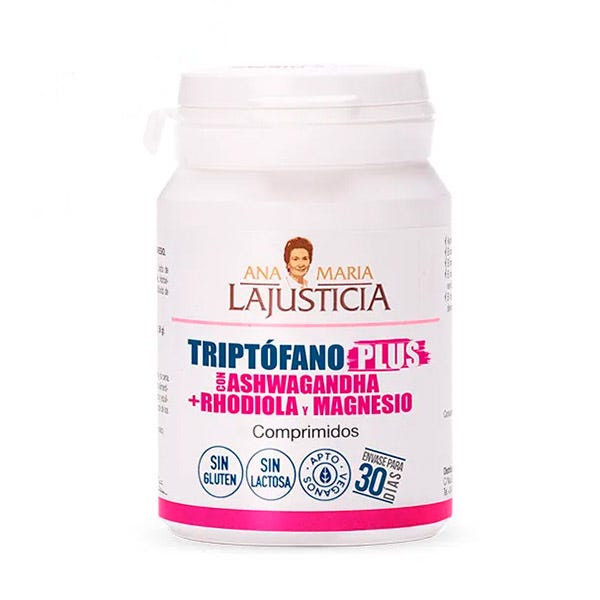 Tryptophan Plus med Ashwagandha, Rhodiola og Magnesium | 60 enheder