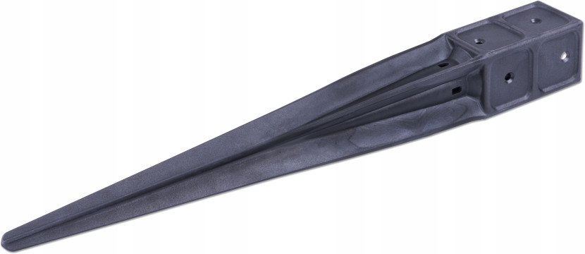 Podstawa Słupa Altany Pergoli Wbijana 71x71x750mm EKO kotwa kompozytowa