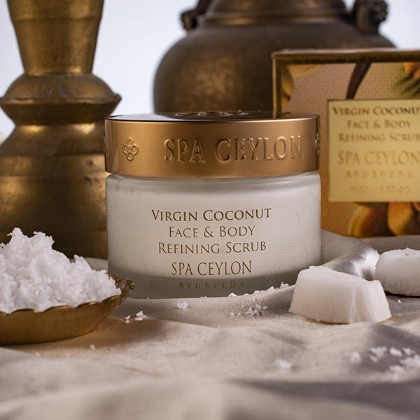 SPA CEYLON Virgin Coconut - Verfijnende gezichts- en lichaamsscrub - 100 g