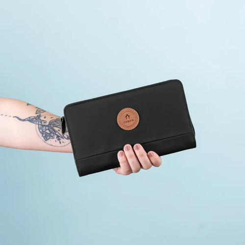 Cabaia Portefeuille Large Cambridge noir