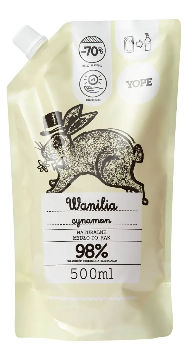 Yope Mydło w płynie Wanilia Zapas