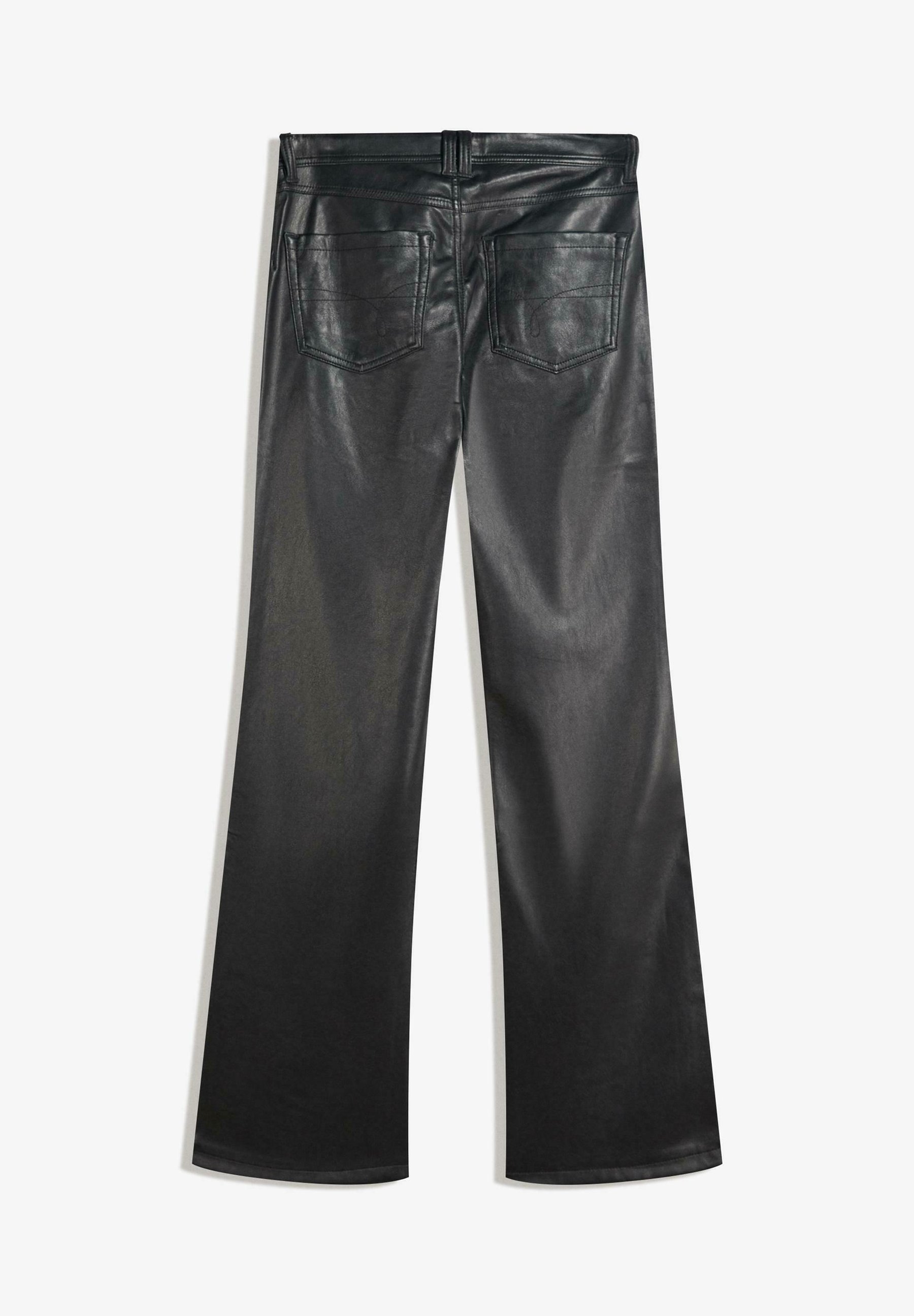 Bershka EFFECT - Pantaloni - neri