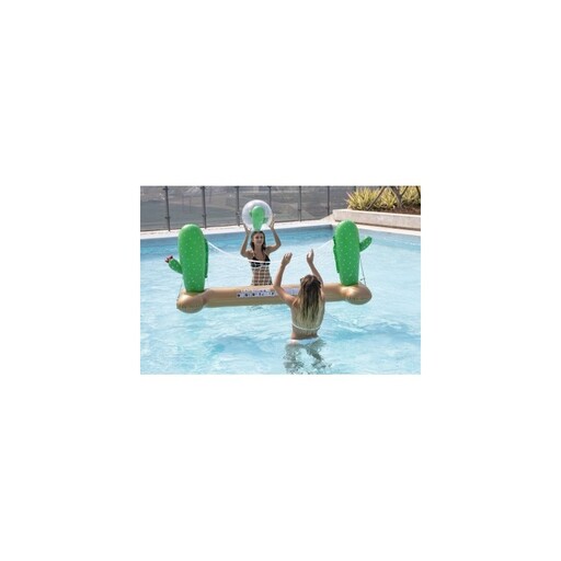  Filet de volley-ball gonflable - Flottant - Cactus 274 x 165 x 37 cm