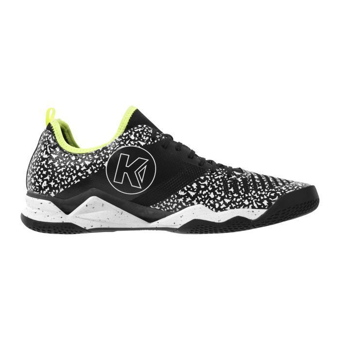 Kempa Wing Lite 2.0 – Zwarte indoor handbalschoenen, lichtgewicht en ademend.
