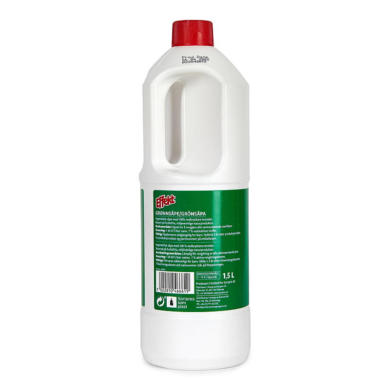 Effekt Grøn Sæbe 1,5 l, Effekt