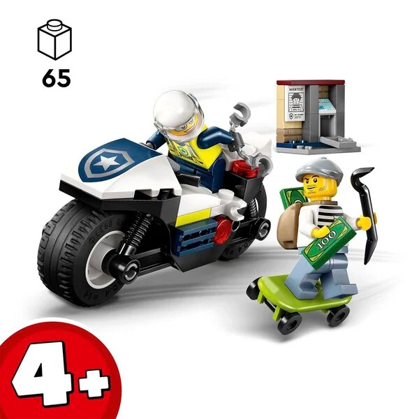 LEGO City 60455 Potjera s policijskim motociklima