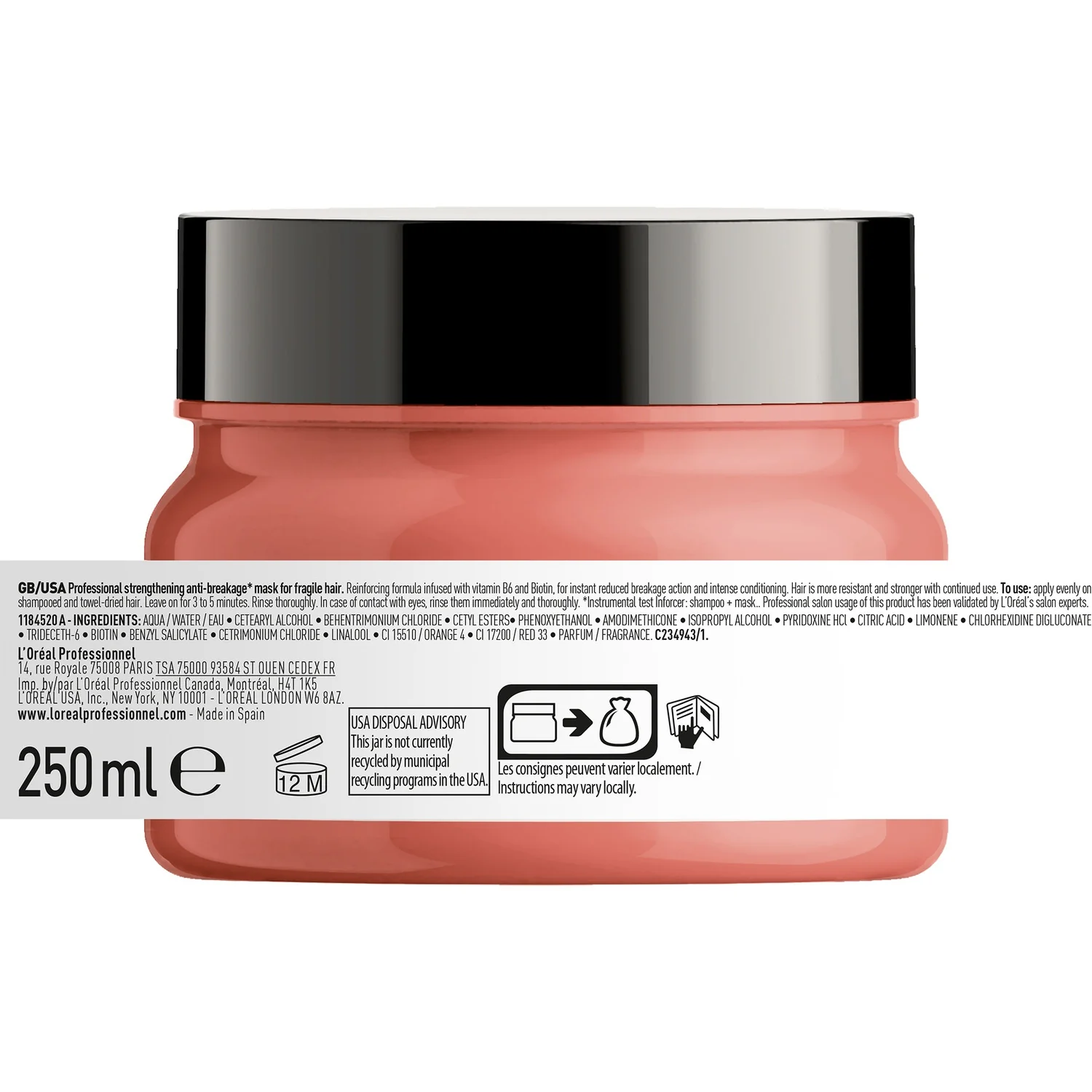 SERIE EXPERT New Inforcer Mask - Maschera Rinforzante Capelli