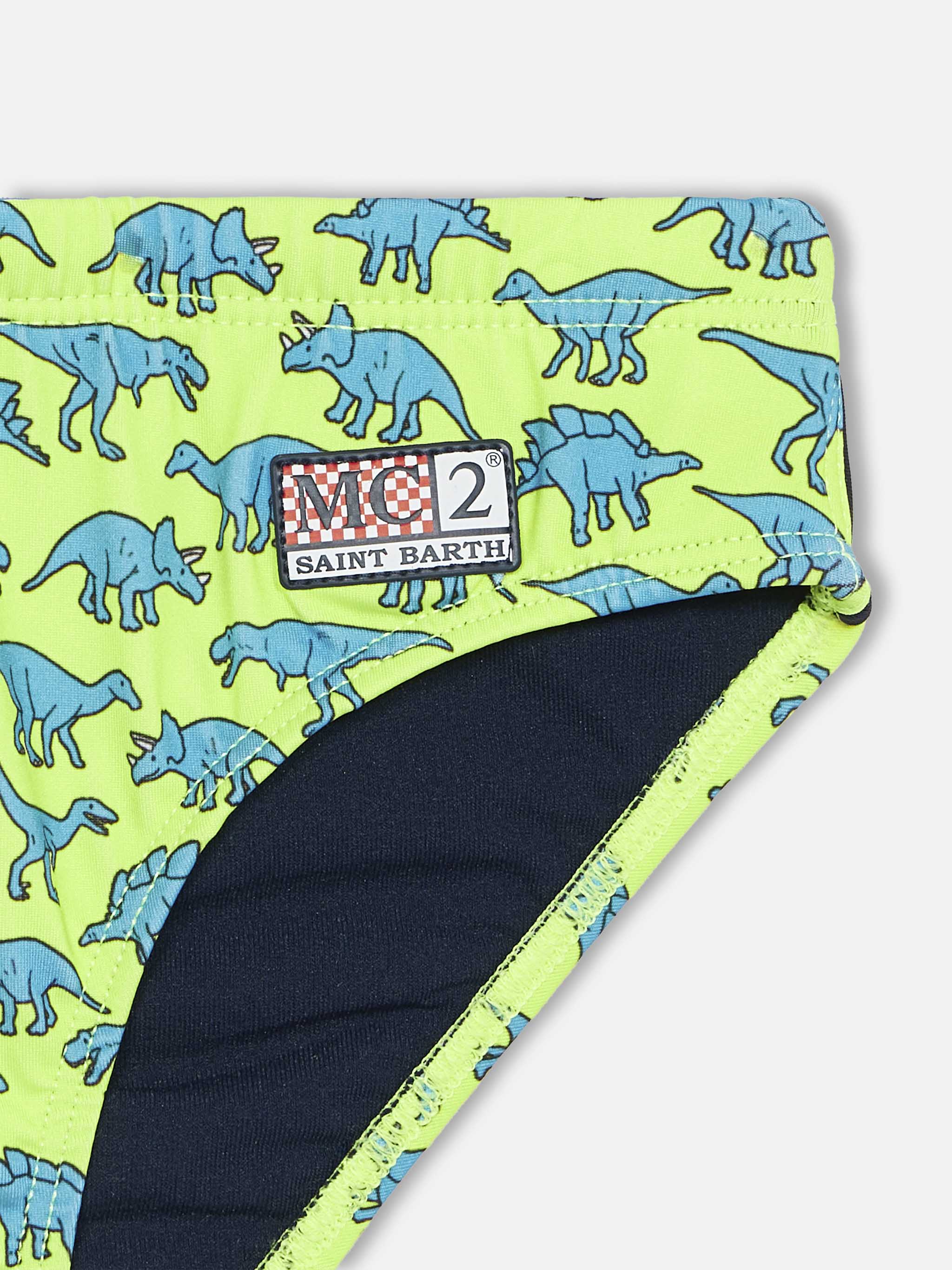 Billy Drenge Badebukser med Dinosaurprint