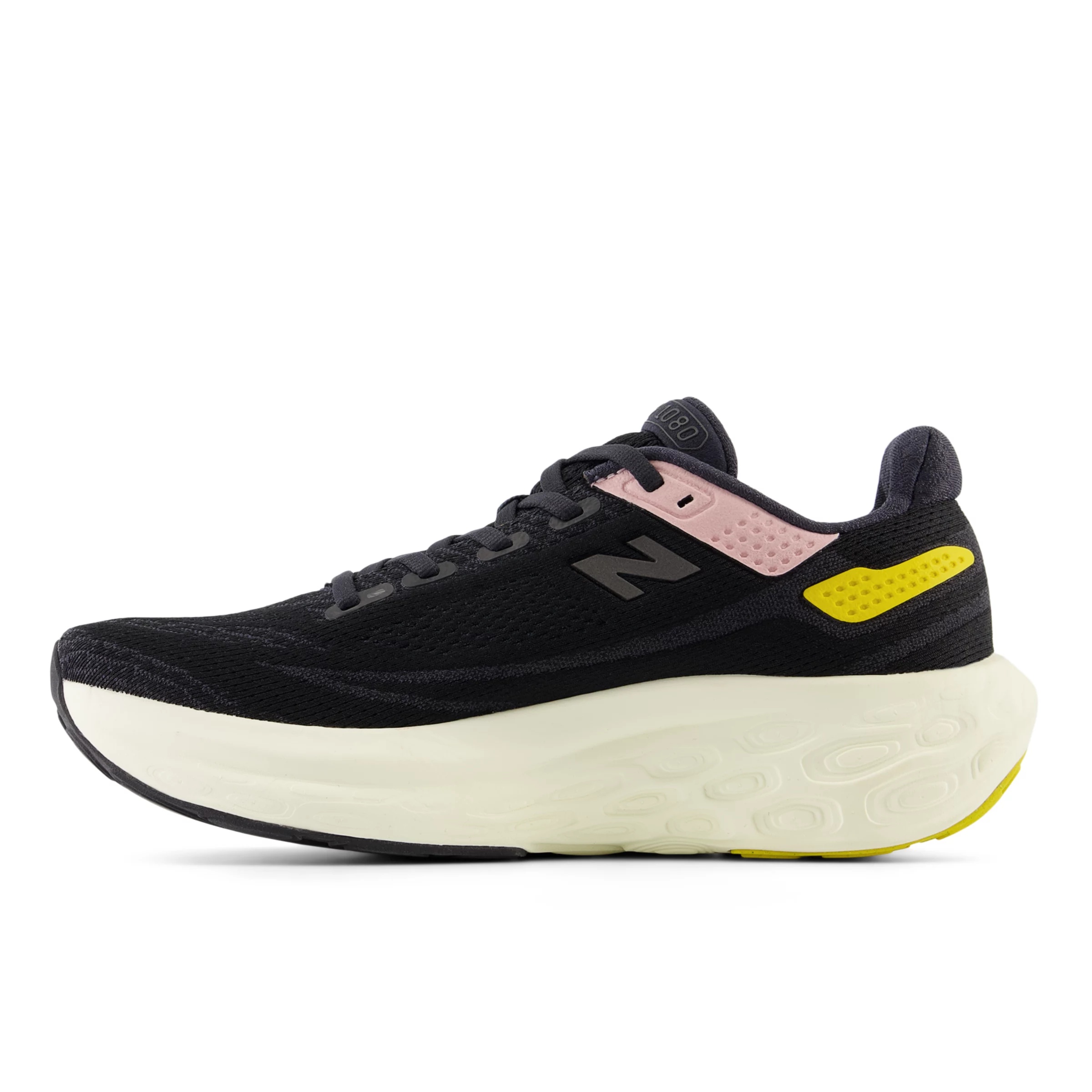 Fresh Foam X 1080 v13 Black con orb pink e ginger lemon