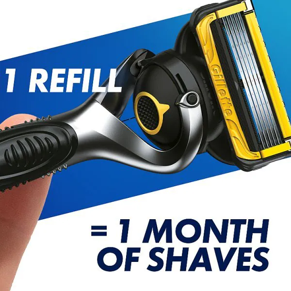 Rezerve de lame de ras Gillette Proshield Power pentru bărbați, 4 bucăți | Bărbați | Superdrug