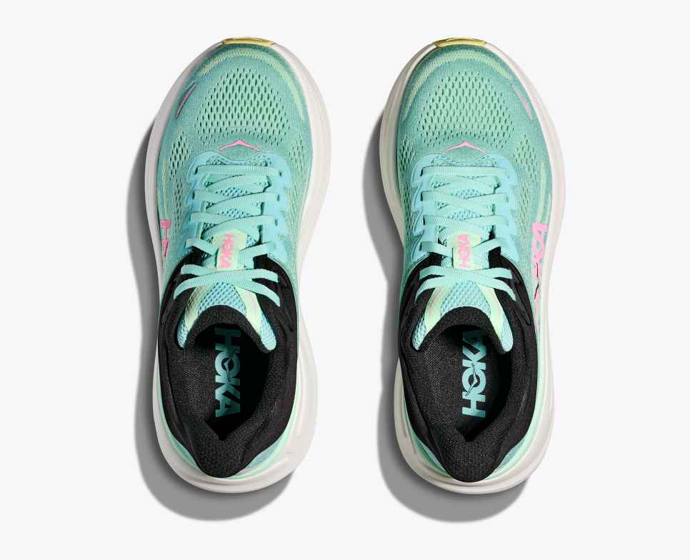HOKA Bondi 9 Azul Chispa / Fluorita Menta