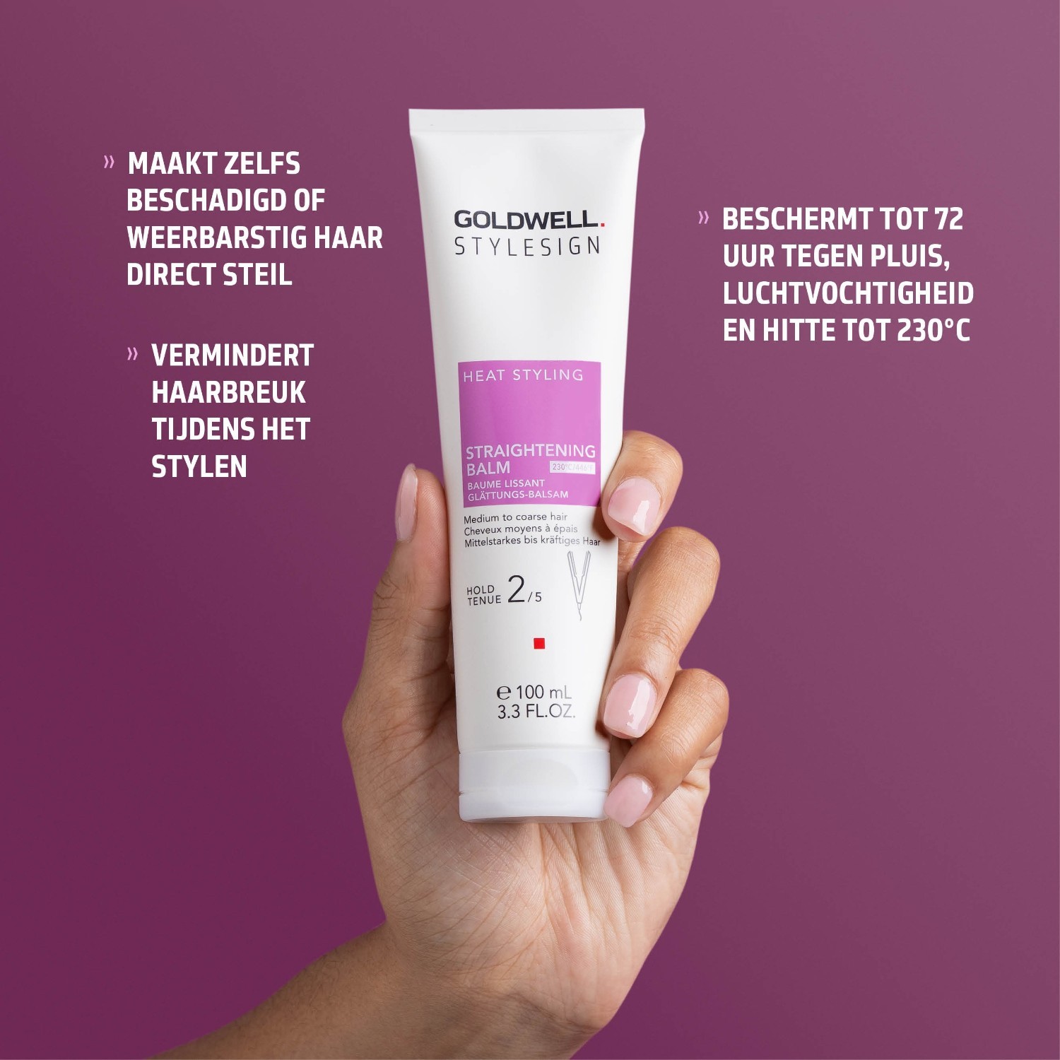 Goldwell karstuma aizsardzības aerosols Stylesign izlīdzinošais balzams - 100 ml