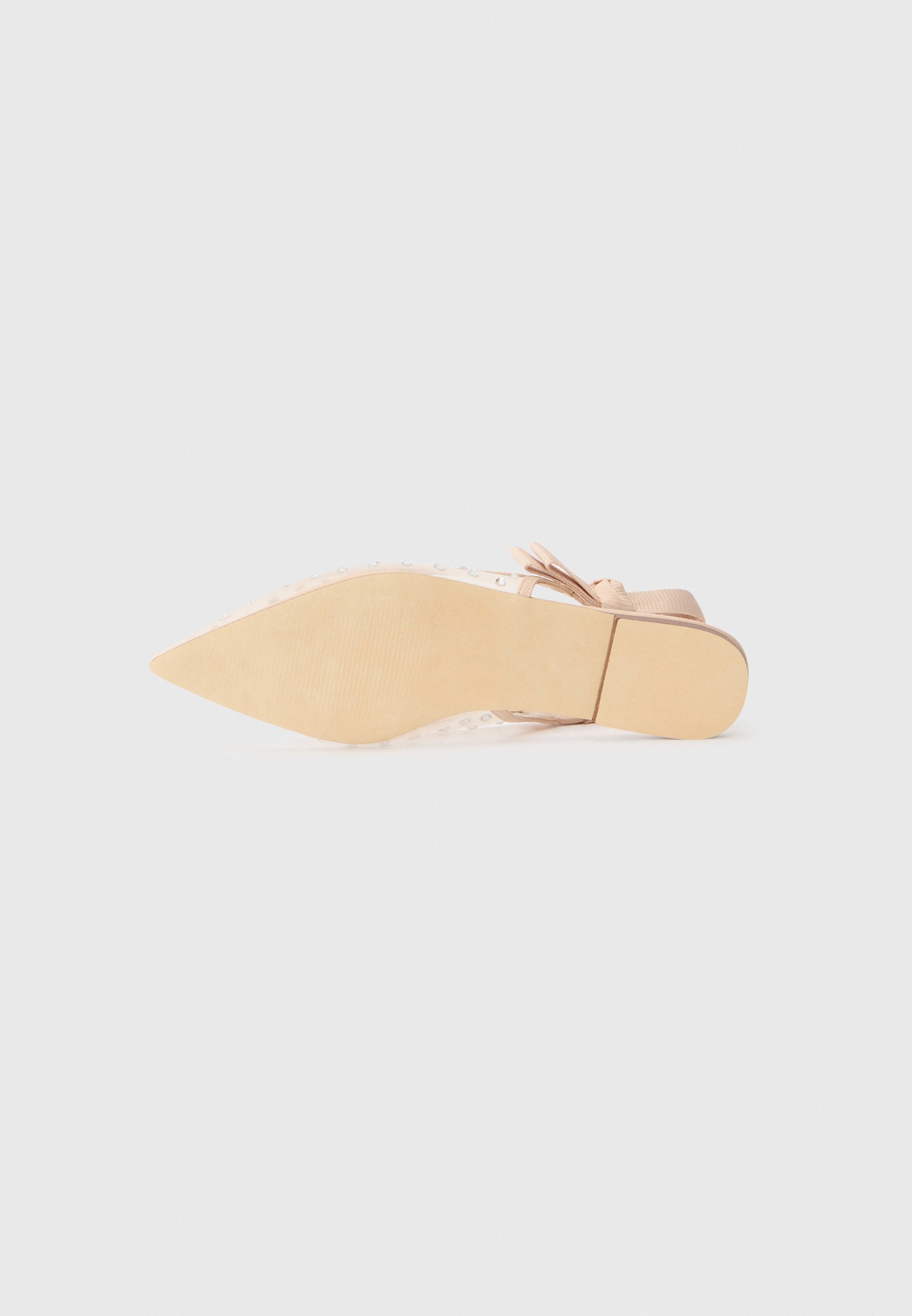 Steve Madden OLYVIA - Balerinki z odkrytym piętą - beżowe