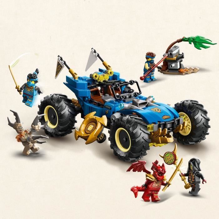LEGO NINJAGO 71856 La Voiture Transformable de Jay - Jeu de Construction 8 ans - Cadeau