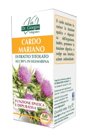 DR. GIORGINI Leversupplement van Dr. Giorgini met getitreerd mariadistelextract, 60 tabletten