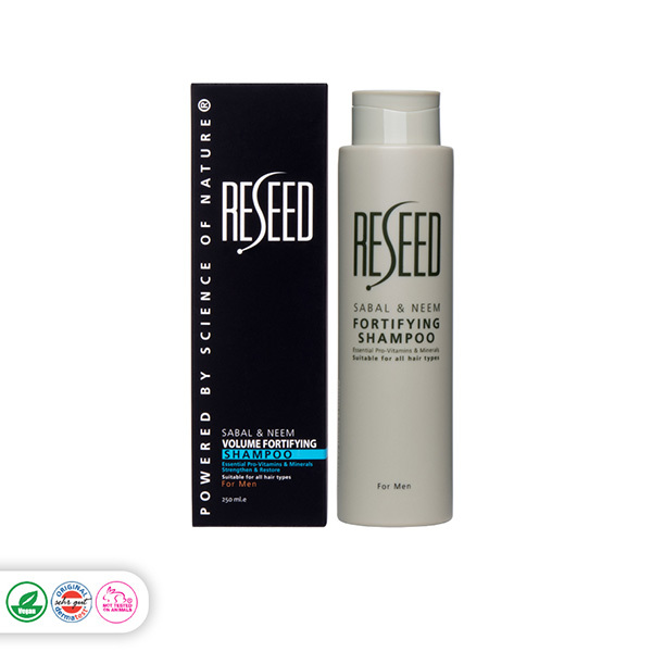 RESEED Sabal ja Neem vahvistava shampoo miehille 250 ml