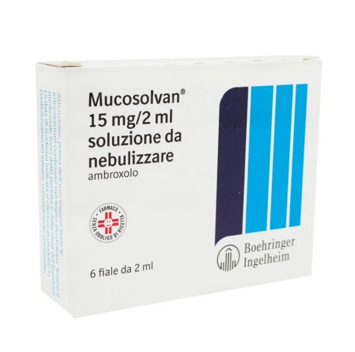 MUCOSOLVAN Mucosolvan 15 mg 6 viales Solución en aerosol para la rinitis