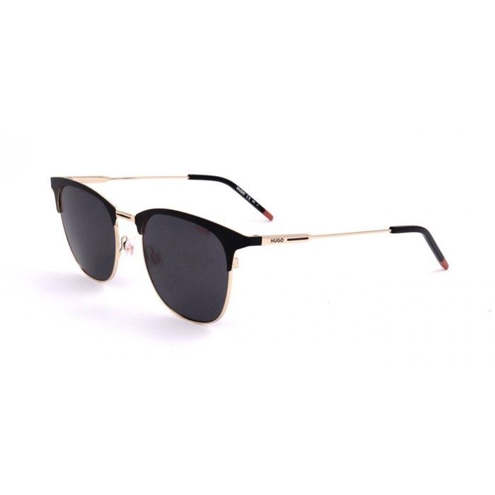 Sonnenbrille Hugo HG 1208/S 52/20/145 Matt schwarz gold Edelstahl MAN HG 1208/S