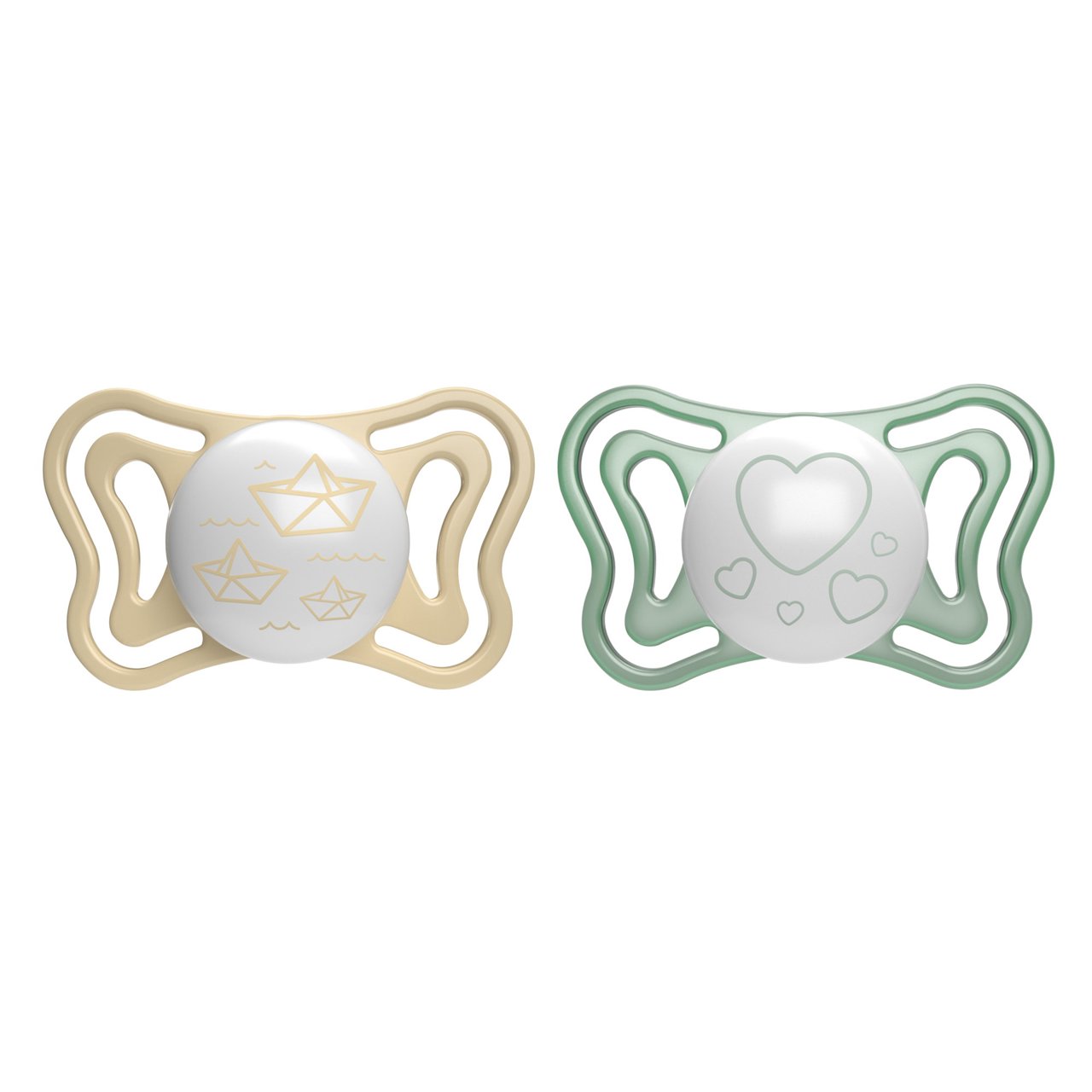 Chupete Physio Light Glow 2-6m 2ud