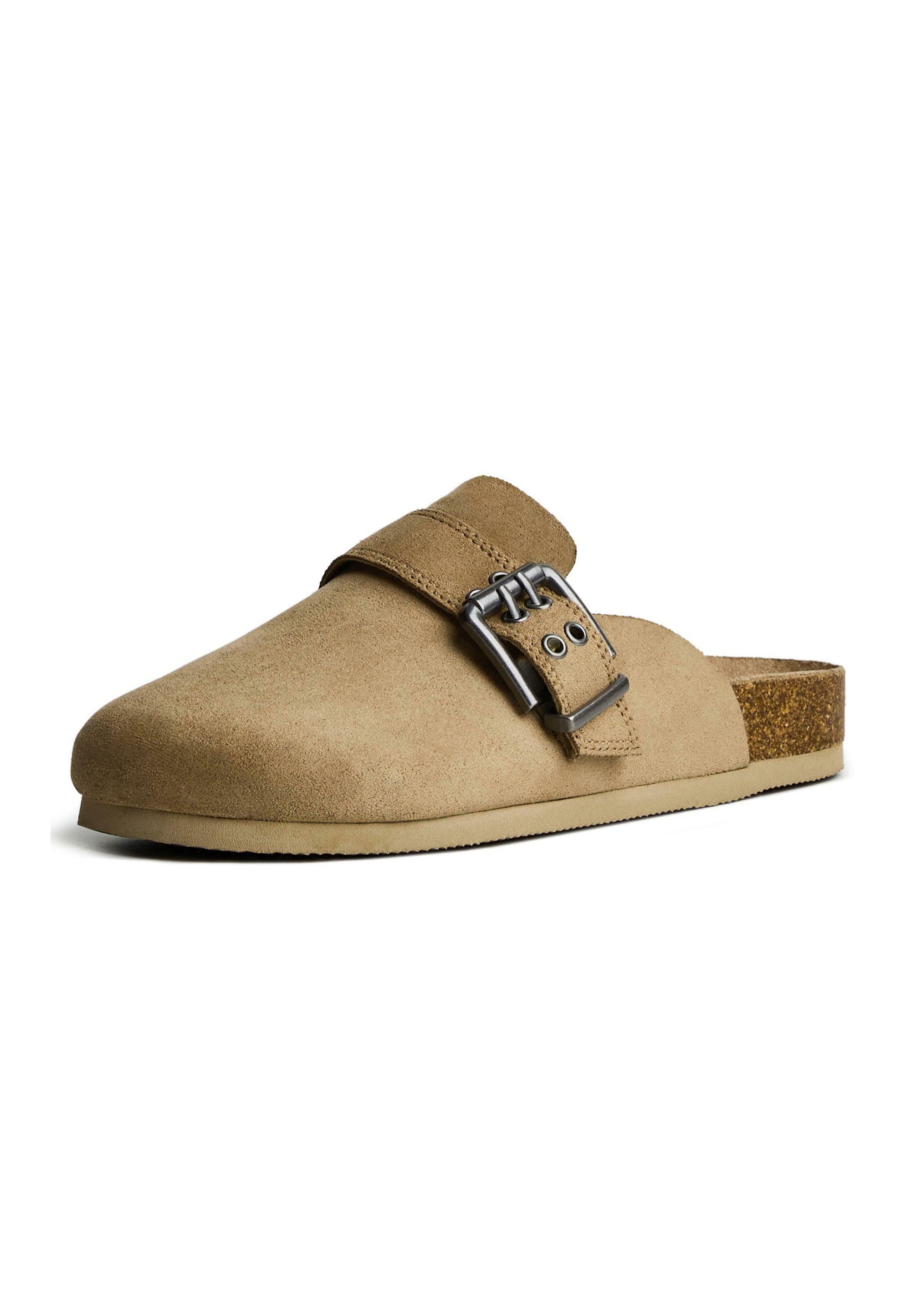 Détail de la boucle Bershka - Sabots - sable