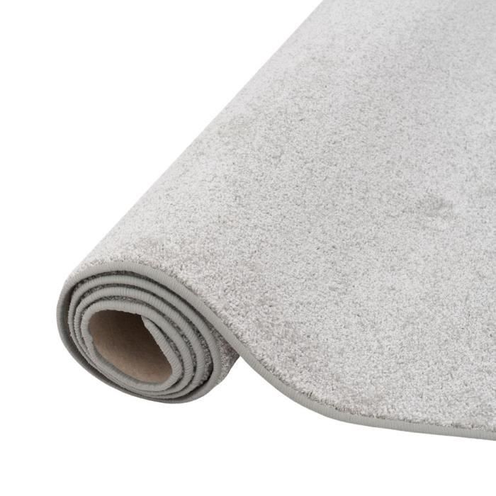 Langer Flurteppich - SNAPSTYLE - Landhausstil - Silbergrau - 100 x 300 cm - Modern