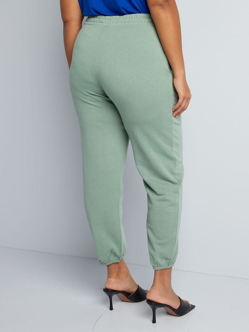 Fleece joggingbroek - GROEN