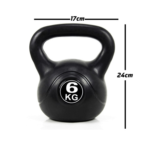 6 kg Kettlebell mit Vinylbeschichtung