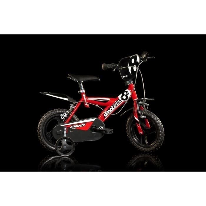 Children's Bicycle - DINOBIKES - 123GLN - Red/White/Black - 3-5 years - Unisex