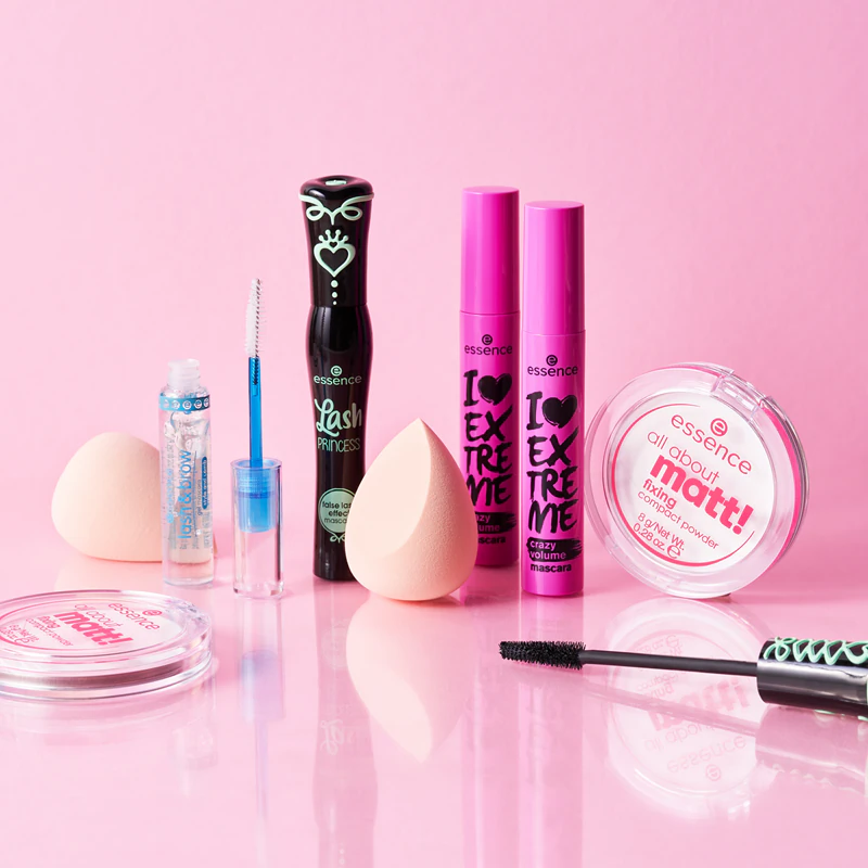rímel em gel para sobrancelhas e cílios essence Lash & Brow