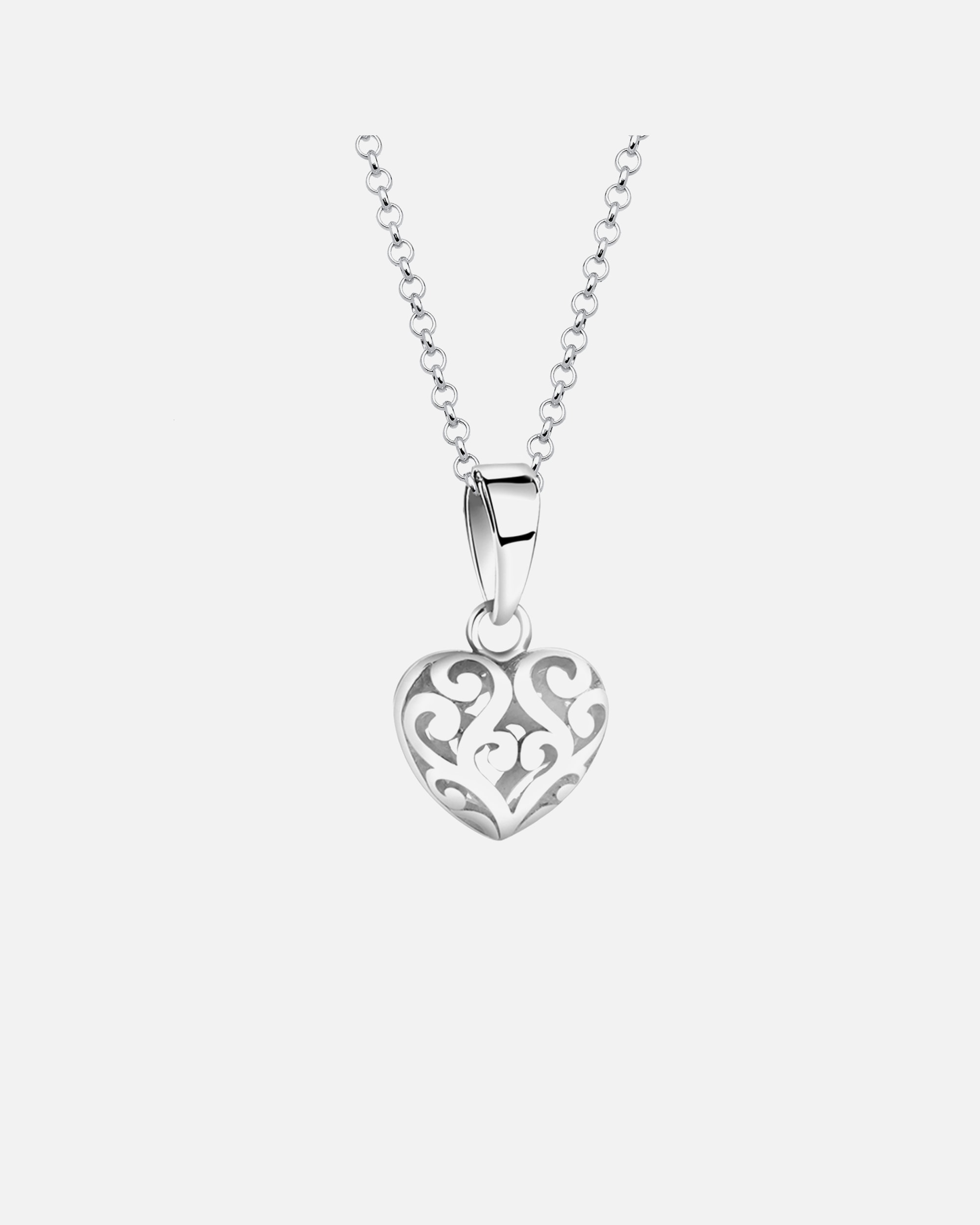 Nenalina Femmes pendentif cœur ornement en argent sterling 925
